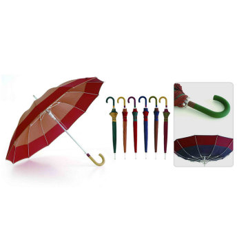 Guarda-chuva Windproof da beira automática da fibra de vidro de 12 reforços (YS-SM25123512R)